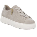 Rieker M7701 Zip & Lace Up Casual Shoe - Beige - image 001 |ww_colour=beige|ww_order=001|