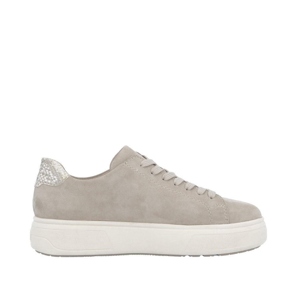 Rieker M7701 Zip & Lace Up Casual Shoe - Beige - image 002 |ww_colour=beige|ww_order=002|