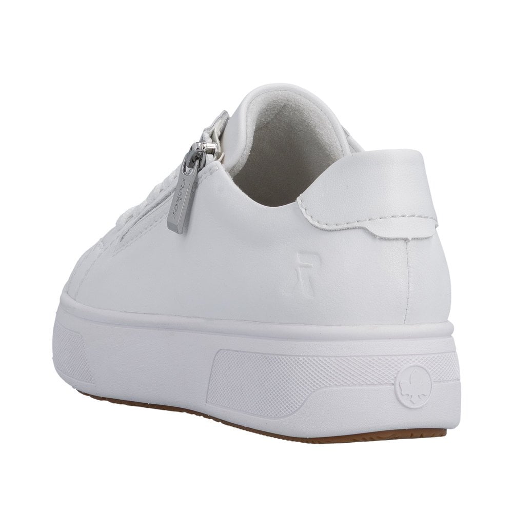 Rieker M7701 Zip & Lace Up Casual Shoe - White - image 003 |ww_colour=white|ww_order=003|