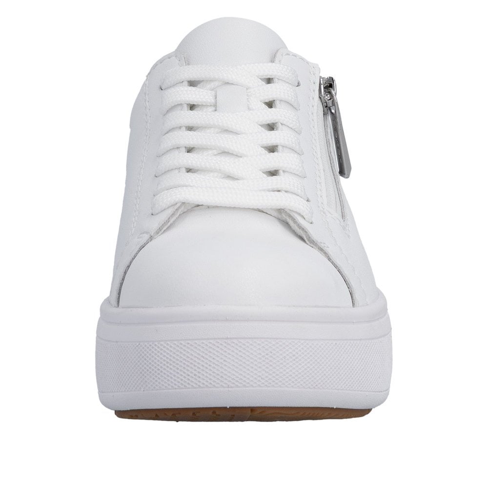 Rieker M7701 Zip & Lace Up Casual Shoe - White - image 006 |ww_colour=white|ww_order=006|