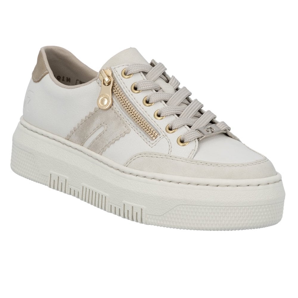 Rieker M1912 Zip shoe - Off White - image 001 |ww_colour=off-white|ww_order=001|