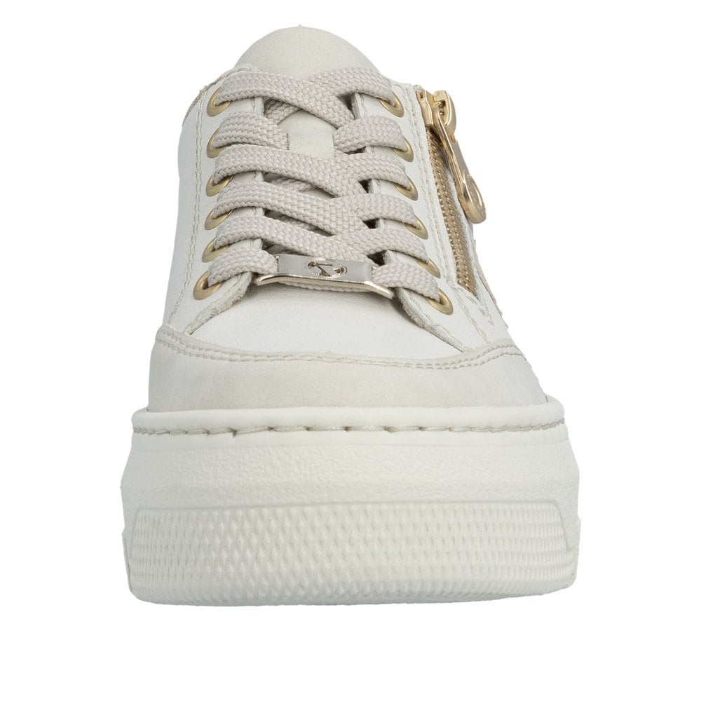 Rieker M1912 Zip shoe - Off White - image 003 |ww_colour=off-white|ww_order=003|