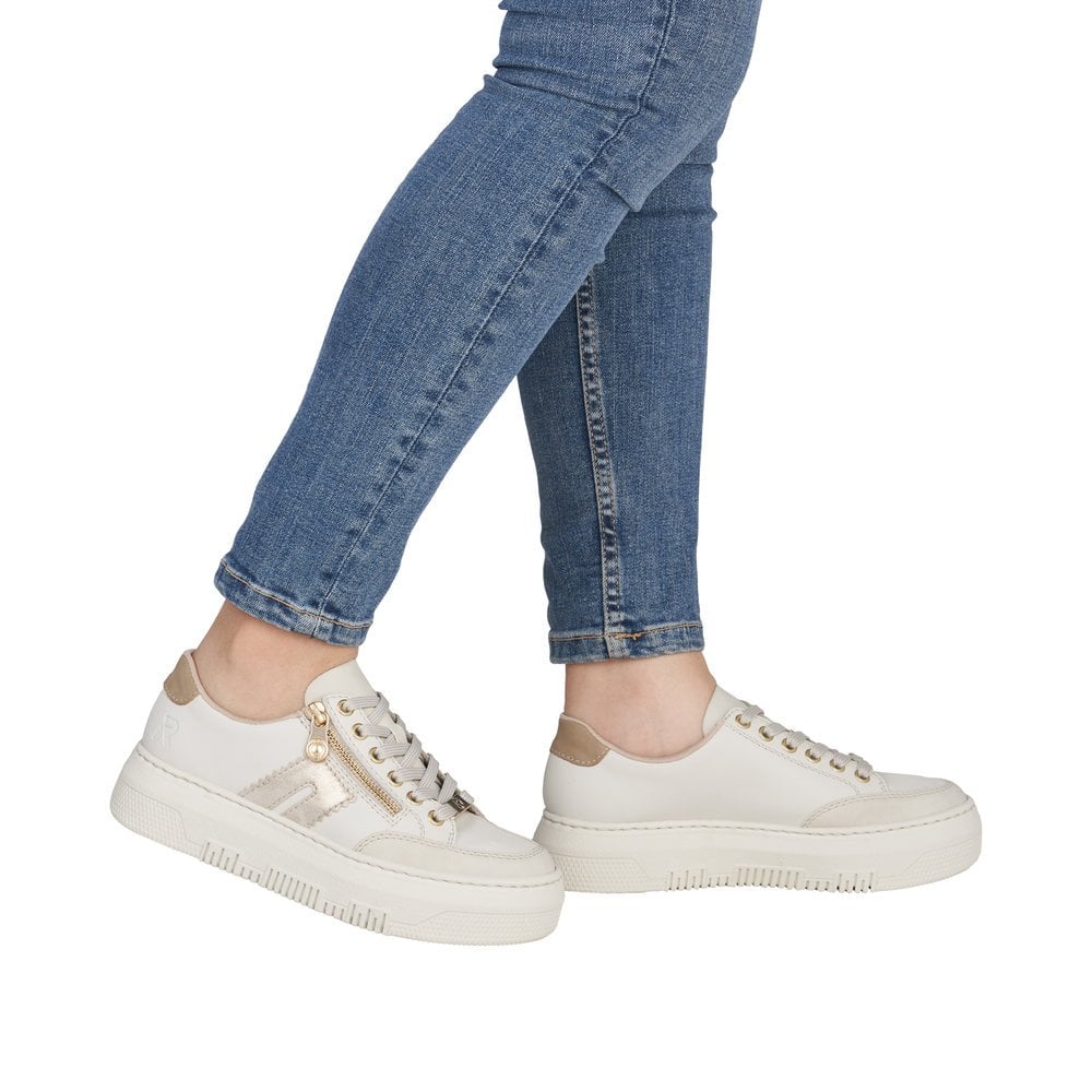 Rieker M1912 Zip shoe - Off White - image 006 |ww_colour=off-white|ww_order=006|
