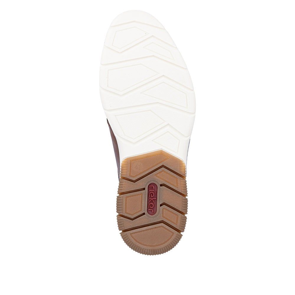 Rieker 14412 Lace & Zip Shoe - Brown - image 005 |ww_colour=brown|ww_order=005|