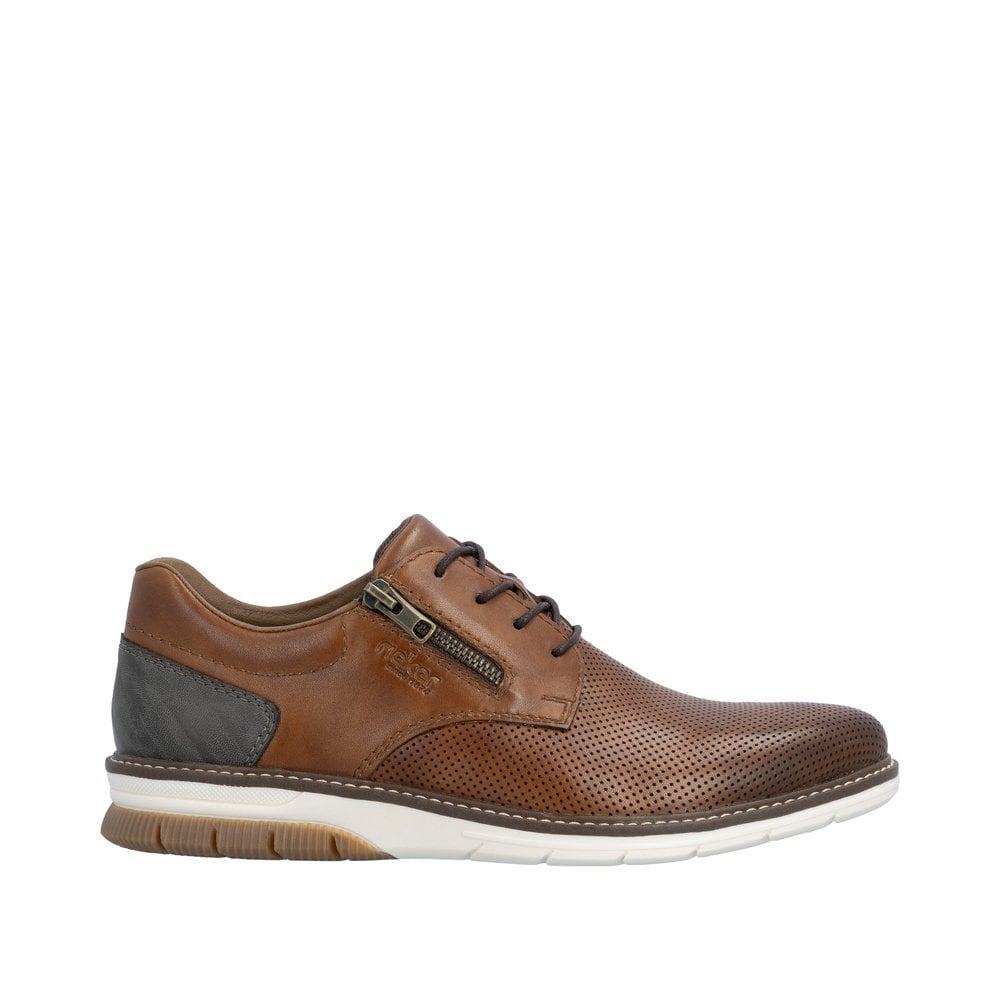 Rieker 14412 Lace & Zip Shoe - Brown - image 009 |ww_colour=brown|ww_order=009|