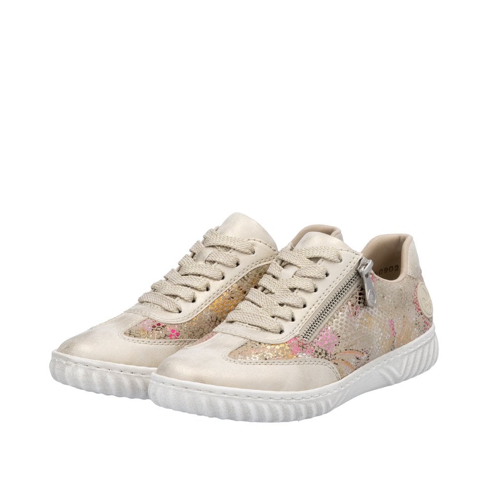 Rieker N0902 Lace & Zip trainer - Multi - image 002 |ww_colour=multi|ww_order=002|