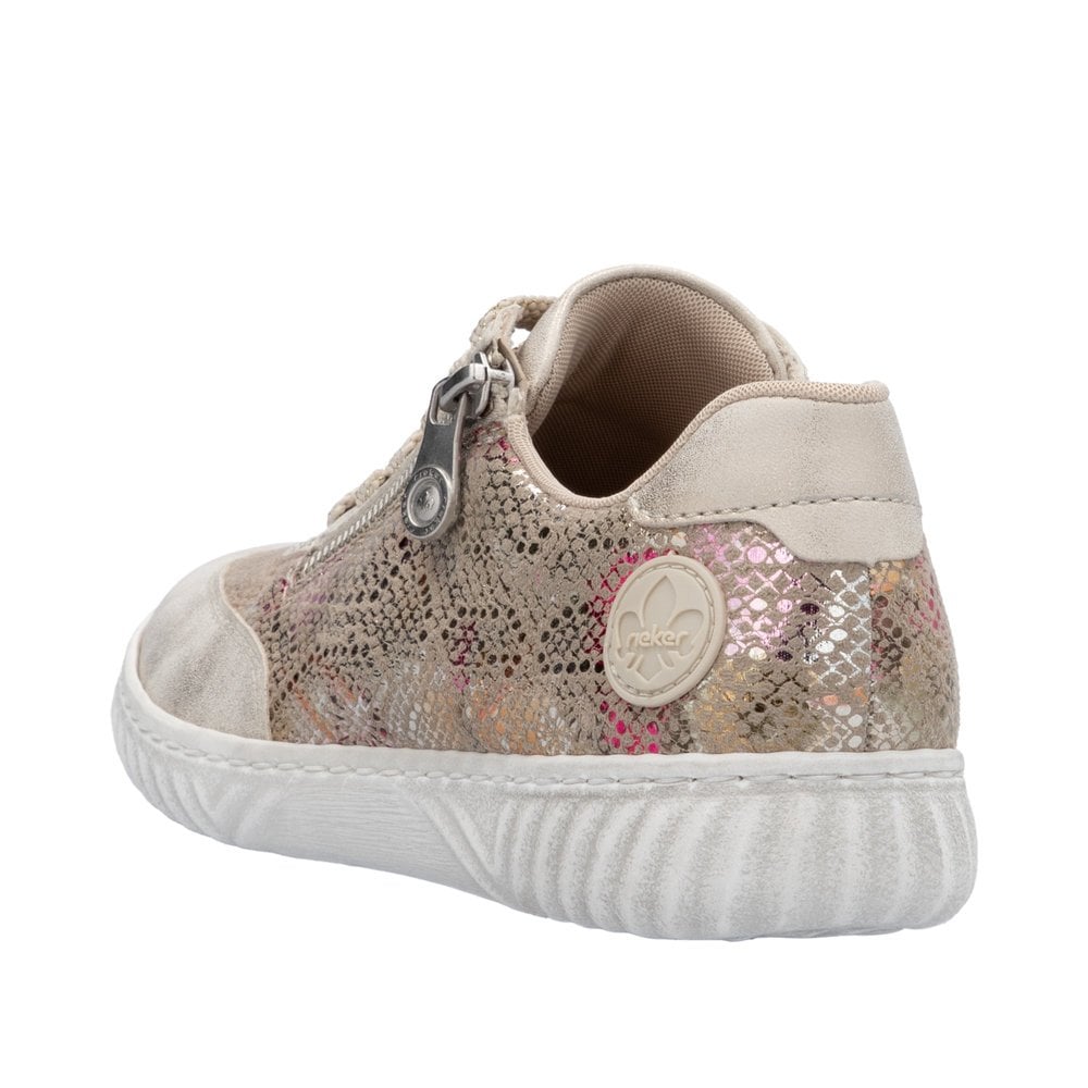 Rieker N0902 Lace & Zip trainer - Multi - image 004 |ww_colour=multi|ww_order=004|