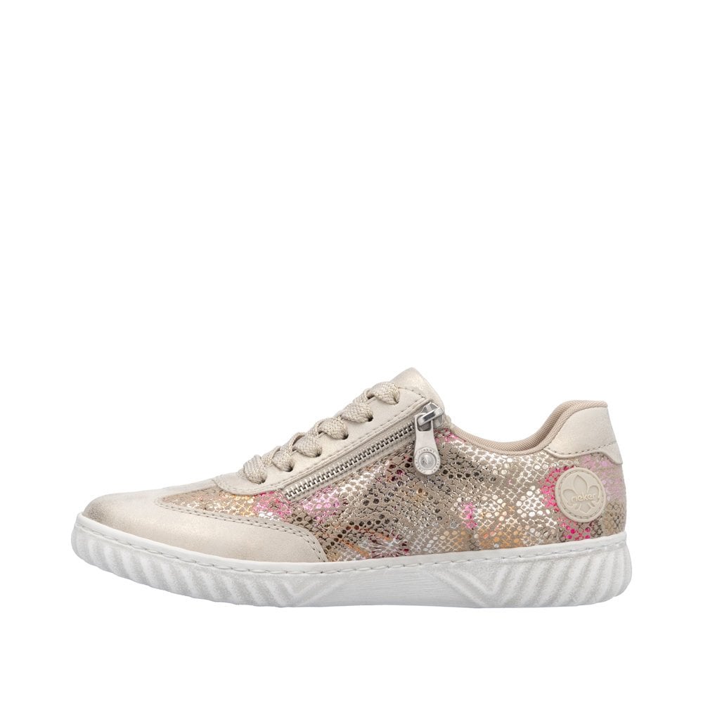 Rieker N0902 Lace & Zip trainer - Multi - image 005 |ww_colour=multi|ww_order=005|