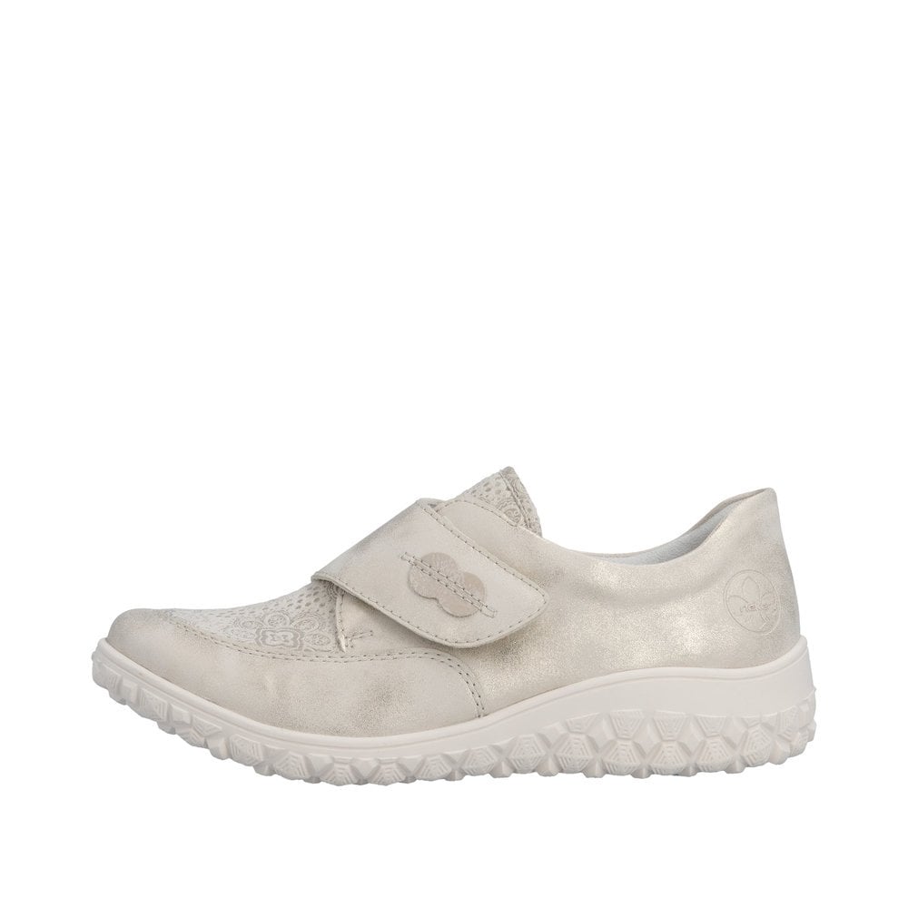 Rieker 59552 Touch Fastening Shoes - Beige - image 005 |ww_colour=beige|ww_order=005|