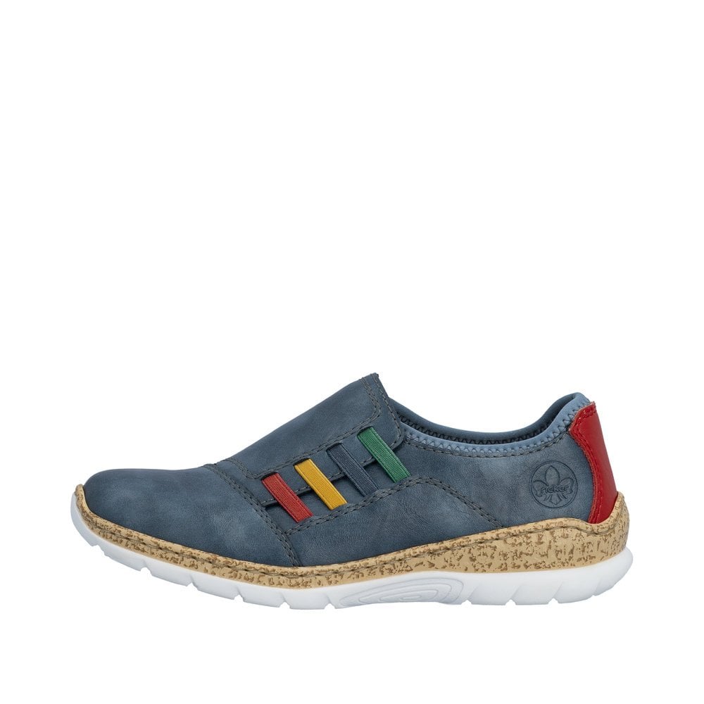 Rieker N4264 Slip On Shoe - Blue - image 005 |ww_colour=blue|ww_order=005|