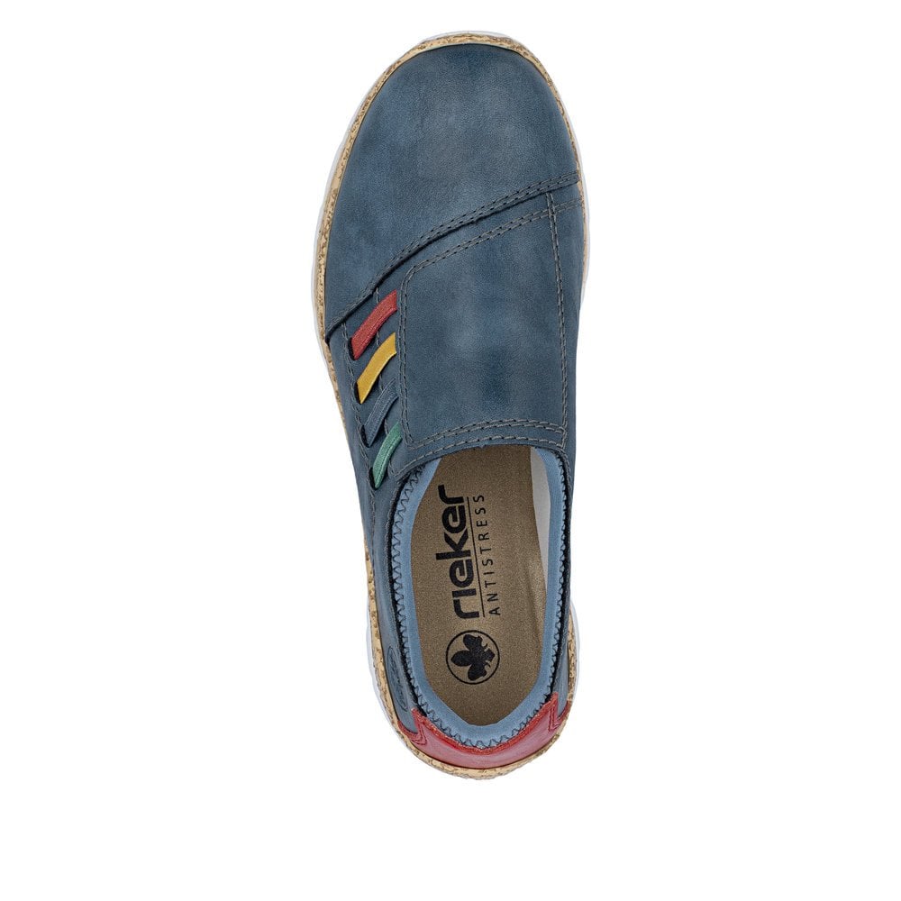 Rieker N4264 Slip On Shoe - Blue - image 009 |ww_colour=blue|ww_order=009|