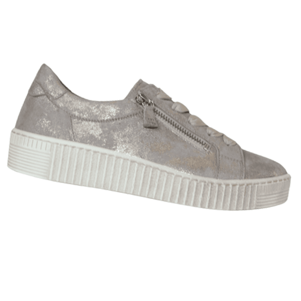 Gabor Wisdom 33.334 Casual Lace Up/Zip Shoe - Metallic - image 001 |ww_colour=metallic|ww_order=001|