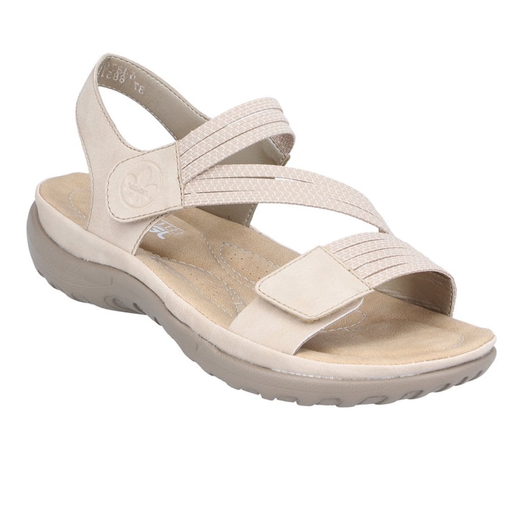 Rieker 64870 Vegan Touch Close Sandal - Beige - image 001 |ww_colour=beige|ww_order=001|
