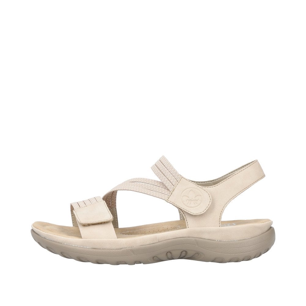 Rieker 64870 Vegan Touch Close Sandal - Beige - image 003 |ww_colour=beige|ww_order=003|