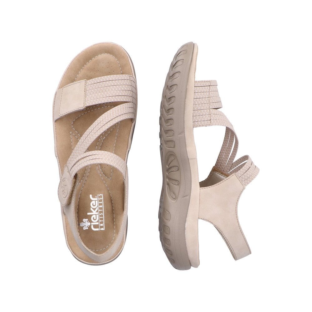 Rieker 64870 Vegan Touch Close Sandal - Beige - image 008 |ww_colour=beige|ww_order=008|