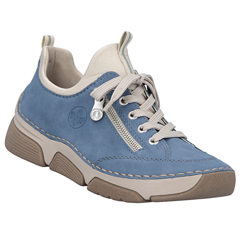 Rieker 45973 Lace-up Shoe - Blue - image 001 |ww_colour=blue|ww_order=001|