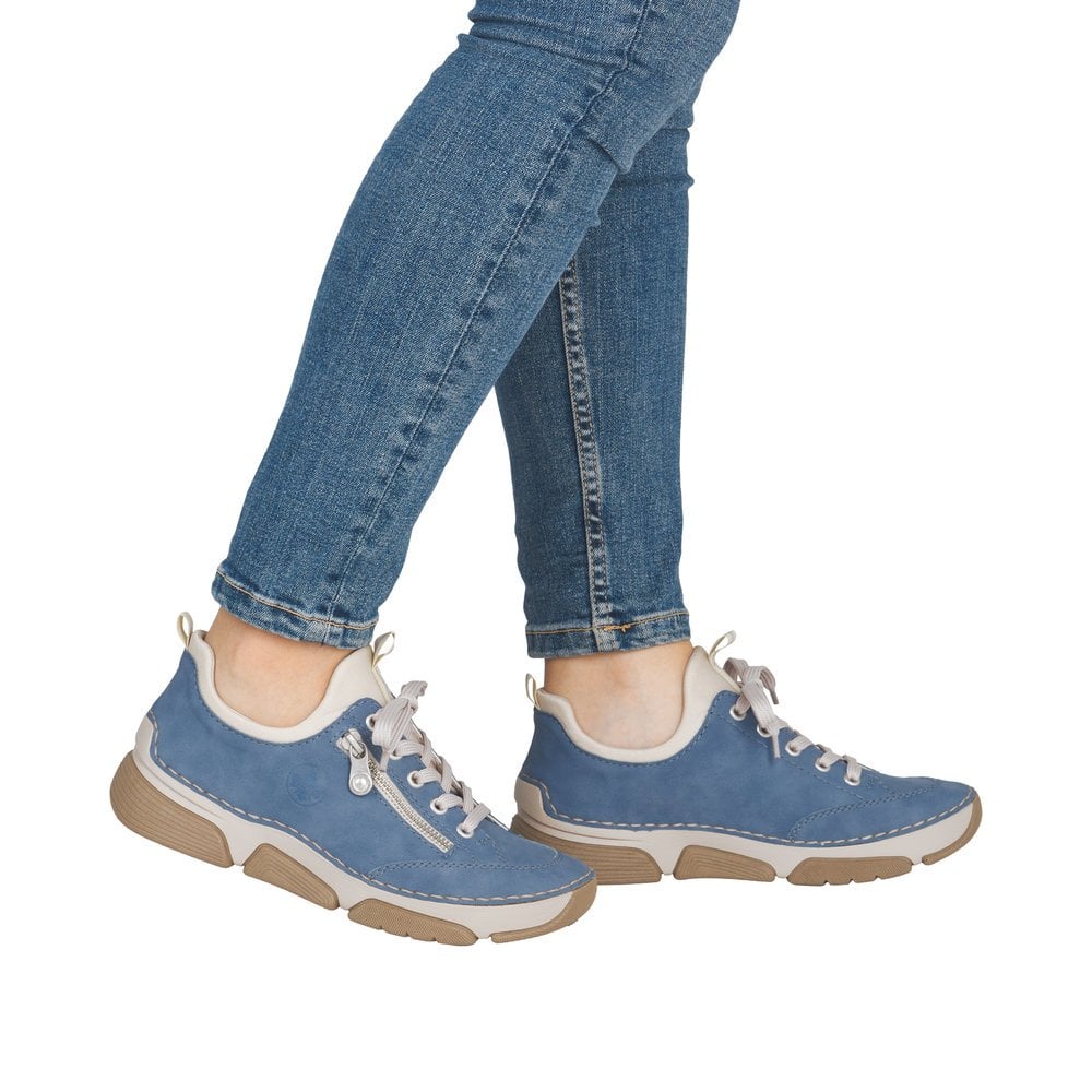 Rieker 45973 Lace-up Shoe - Blue - image 002 |ww_colour=blue|ww_order=002|