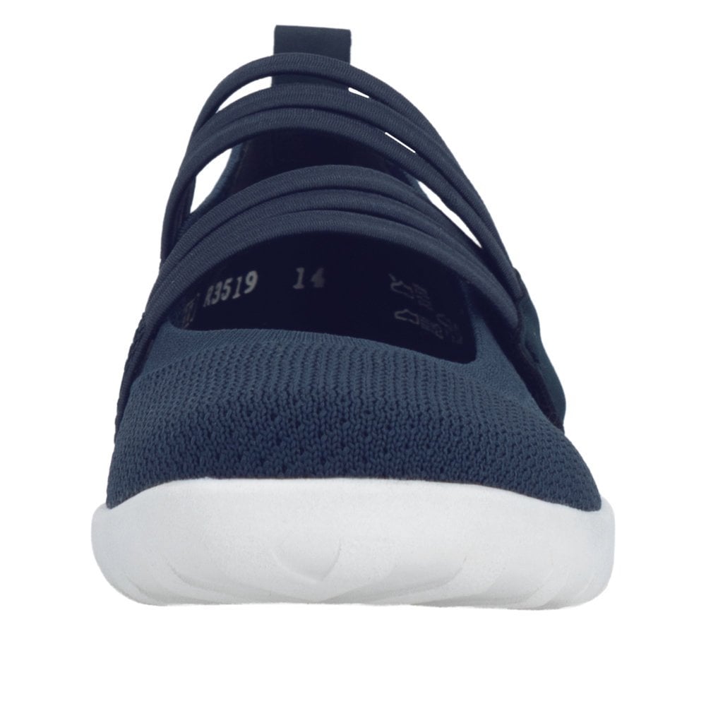Remonte R3519 Cross Strap Casual Shoe - Blue - image 006 |ww_colour=blue|ww_order=006|