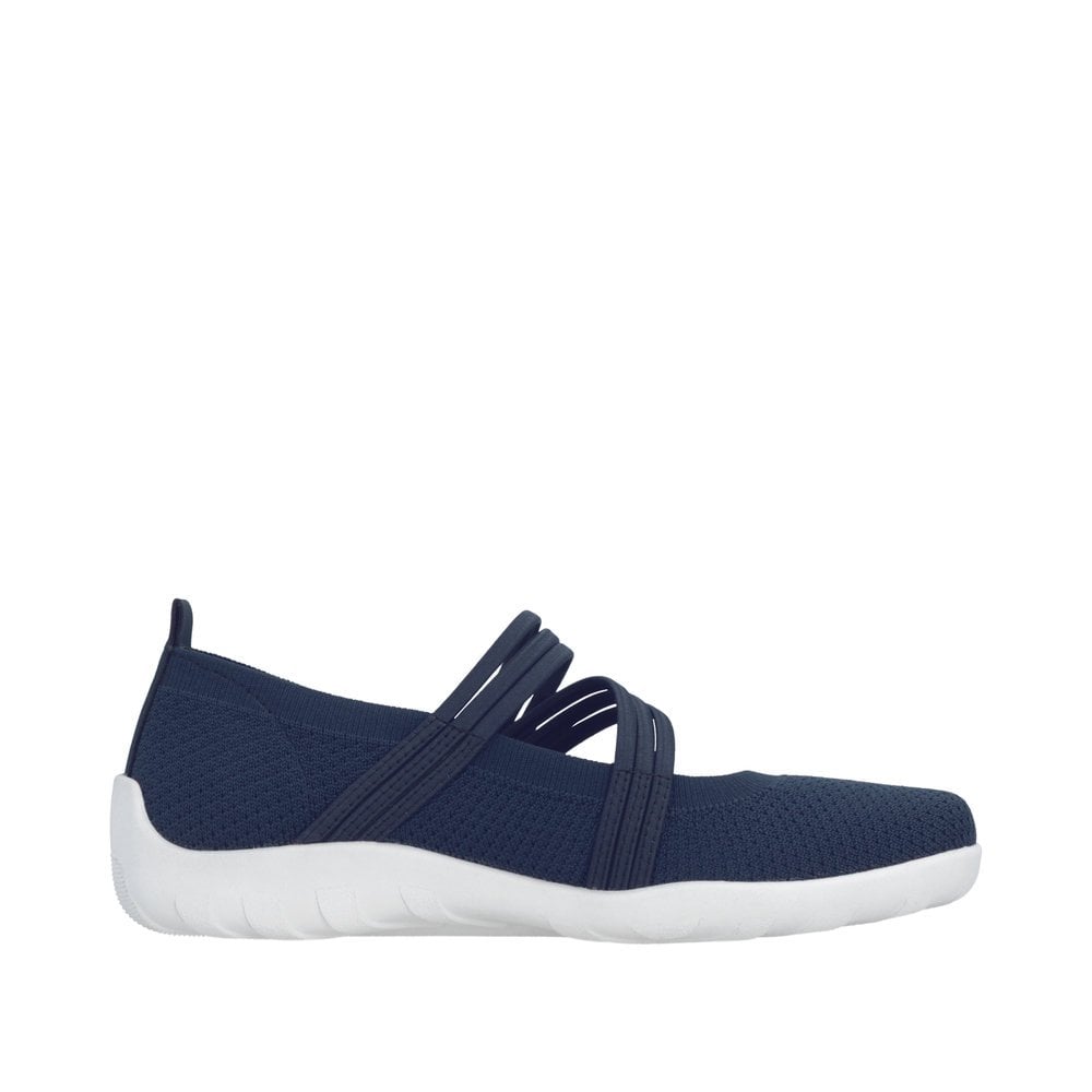 Remonte R3519 Cross Strap Casual Shoe - Blue - image 007 |ww_colour=blue|ww_order=007|