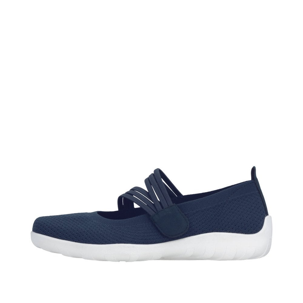 Remonte R3519 Cross Strap Casual Shoe - Blue - image 009 |ww_colour=blue|ww_order=009|