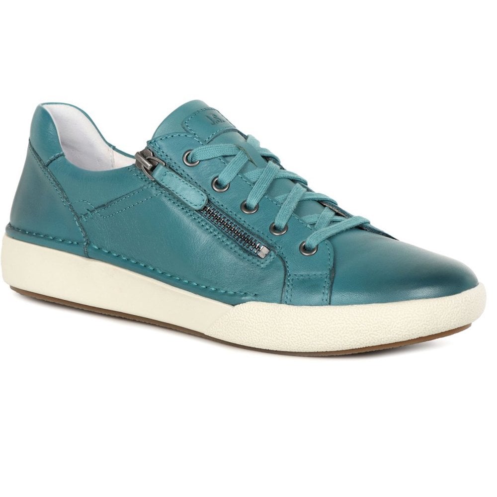 Josef Seibel Claire 03 Lace/Zip up Trainer - Azur - image 001 |ww_colour=azur|ww_order=001|