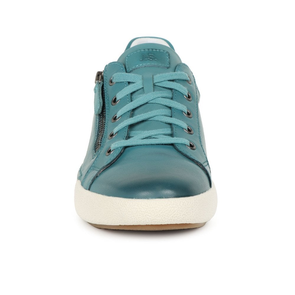 Josef Seibel Claire 03 Lace/Zip up Trainer - Azur - image 004 |ww_colour=azur|ww_order=004|