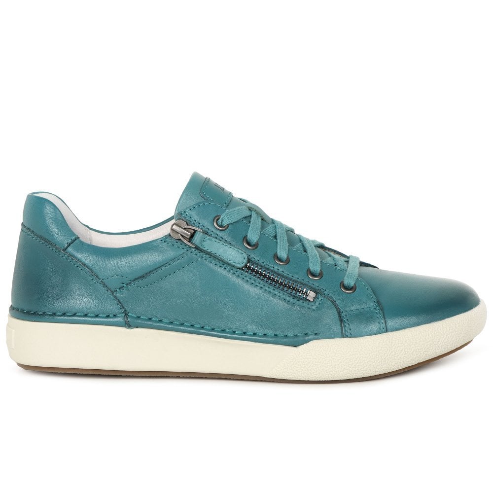Josef Seibel Claire 03 Lace/Zip up Trainer - Azur - image 007 |ww_colour=azur|ww_order=007|