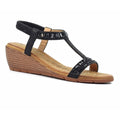 Lunar Macie Wedge Sandal - Black/Black - image 001 |ww_colour=black-black|ww_order=001|