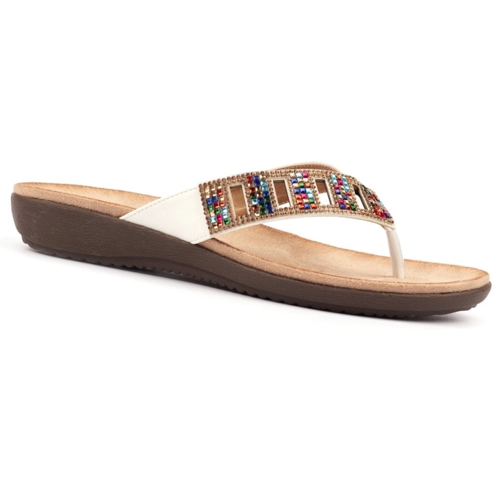 Lunar Abigail II Sandal - White - image 001 |ww_colour=white|ww_order=001|