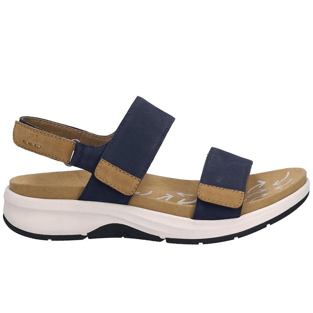 Josef Seibel Estelle 04 Touch Strap Arch Support Sandal - Ocean Multi - image 002 |ww_colour=ocean-multi|ww_order=002|