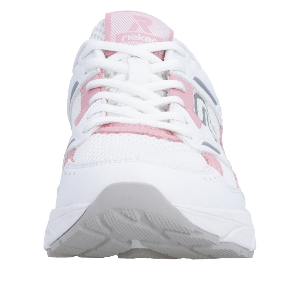 Rieker W4200 Lace Up Trainer - White - image 006 |ww_colour=white|ww_order=006|