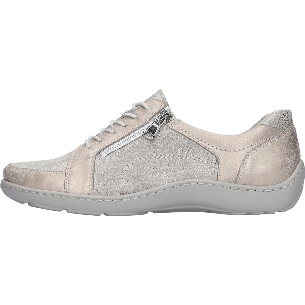 Waldlaufer Henni Lace Up Shoe - Stone/Stein - image 002 |ww_colour=stone-stein|ww_order=002|