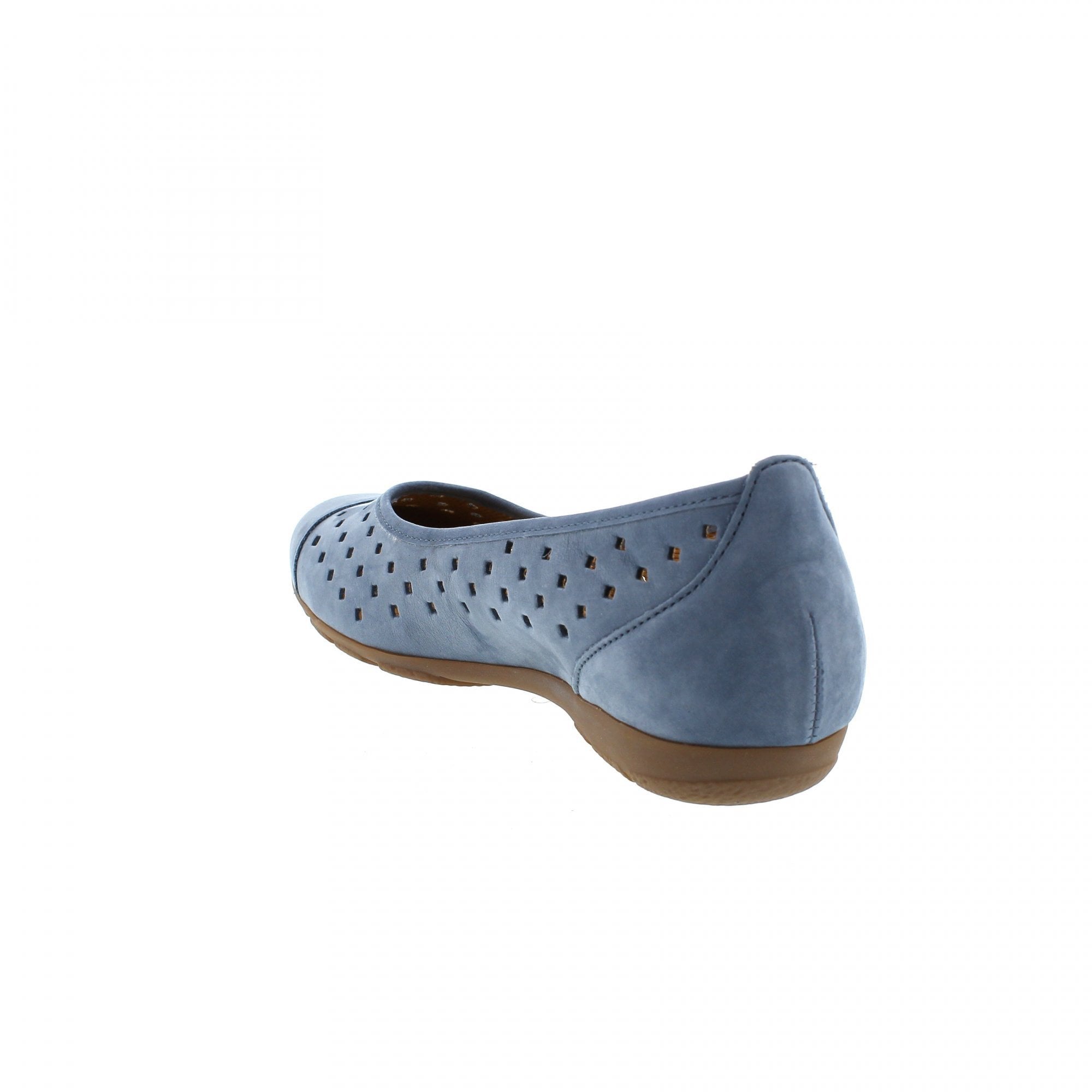 Gabor Ruffle Ballet Pump - Denim - image 003 |ww_colour=denim|ww_order=003|