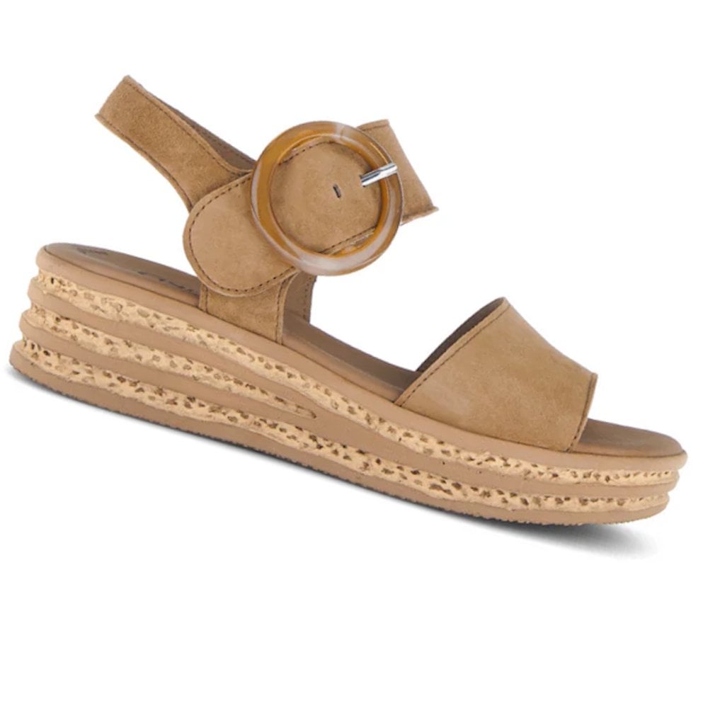 Gabor Andre Wedge Sandal - Sattel - image 001 |ww_colour=sattel|ww_order=001|