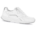 Gabor Rolling Soft Lace & Zip Casual Shoe - White - image 001 |ww_colour=white|ww_order=001|
