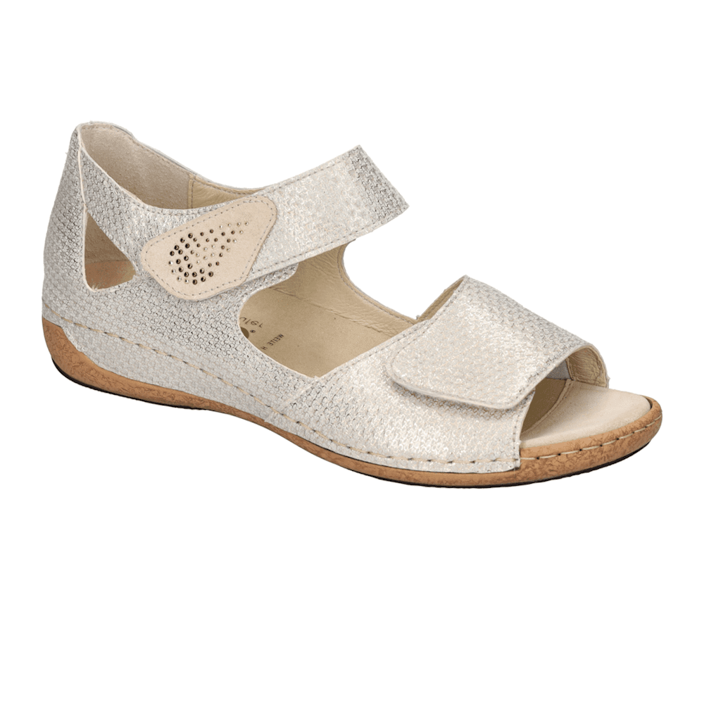 Waldlaufer Heliett Wide Fitting Sandal - Gold - image 001 |ww_colour=gold|ww_order=001|