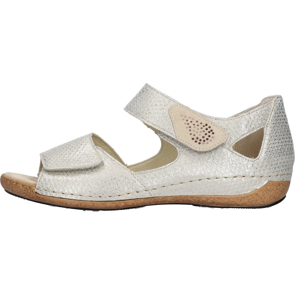 Waldlaufer Heliett Wide Fitting Sandal - Gold - image 004 |ww_colour=gold|ww_order=004|