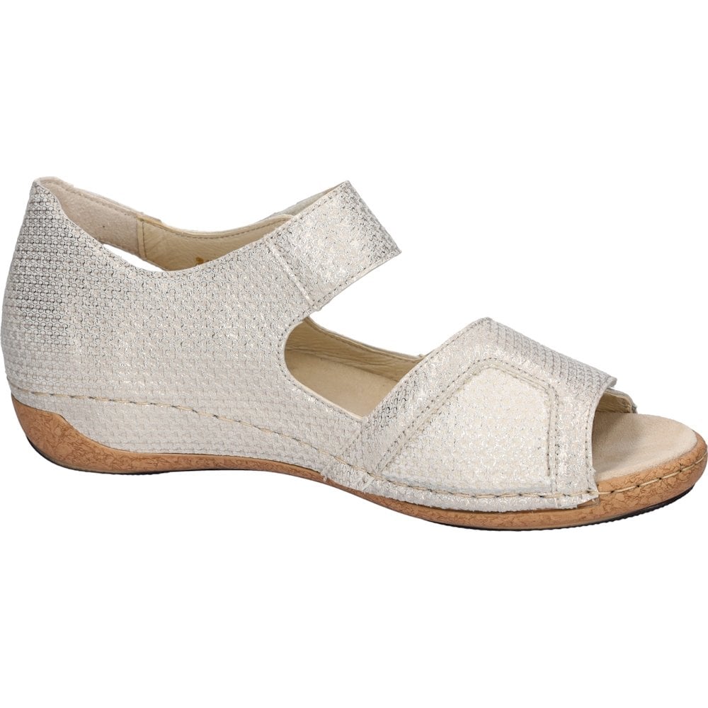Waldlaufer Heliett Wide Fitting Sandal - Gold - image 006 |ww_colour=gold|ww_order=006|