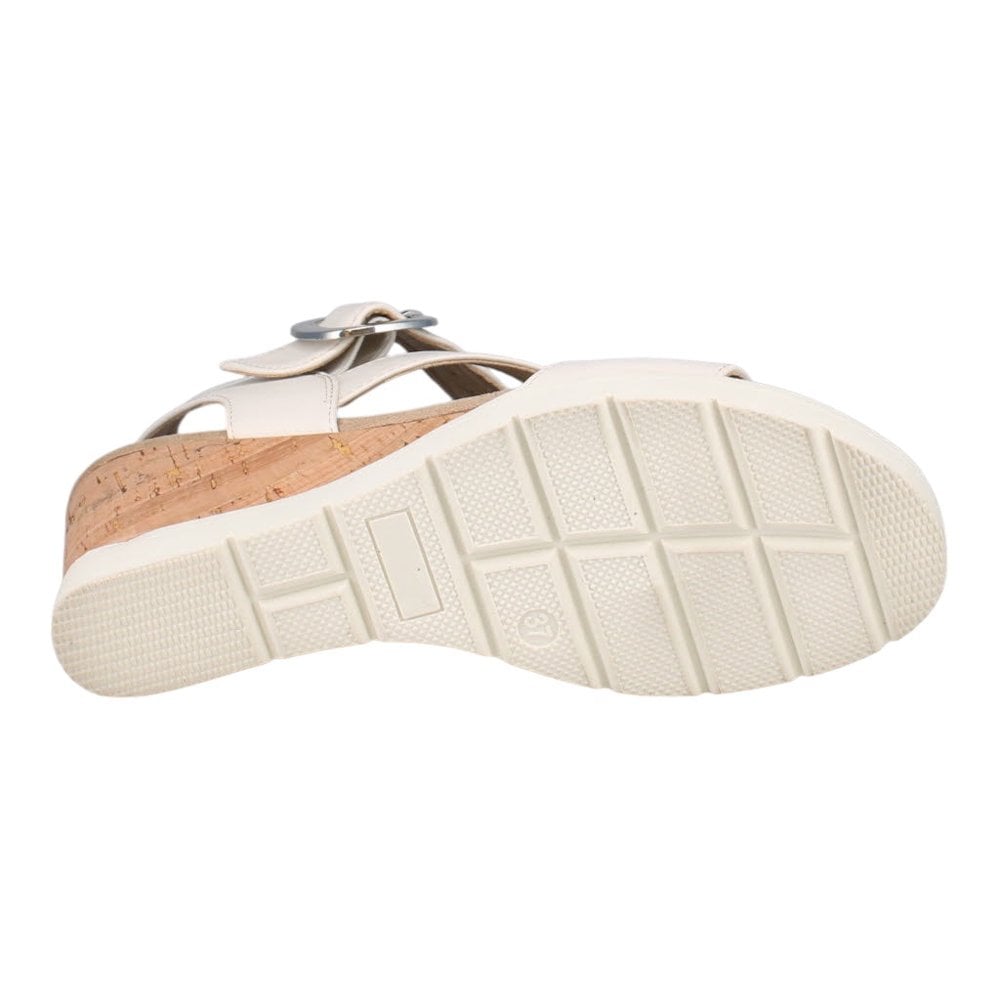 Westland by Josef Seibel Eloise 01 Off White Wedge Sandal - White - image 004 |ww_colour=white|ww_order=004|