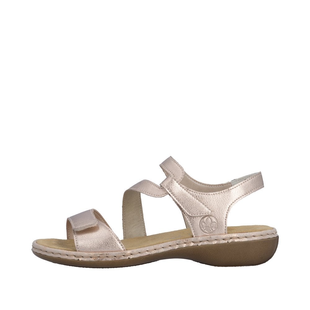 Rieker 659C7 Sling Back Hook & Loop Fastening Sandal - Copper - image 005 |ww_colour=copper|ww_order=005|