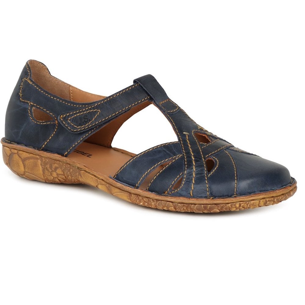 Josef Seibel Rosalie 29 Closed Toe Summer Shoe/Sandal - Dark Blue - image 001 |ww_colour=dark-blue|ww_order=001|