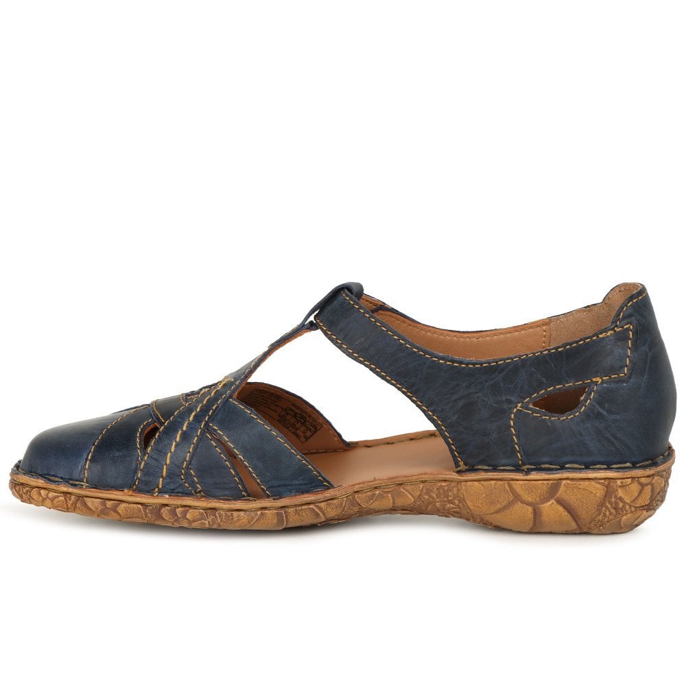 Josef Seibel Rosalie 29 Closed Toe Summer Shoe/Sandal - Dark Blue - image 005 |ww_colour=dark-blue|ww_order=005|