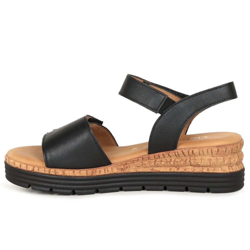 Gabor 700 Shout Touch Fastening Sandals - Black - image 004 |ww_colour=black|ww_order=004|