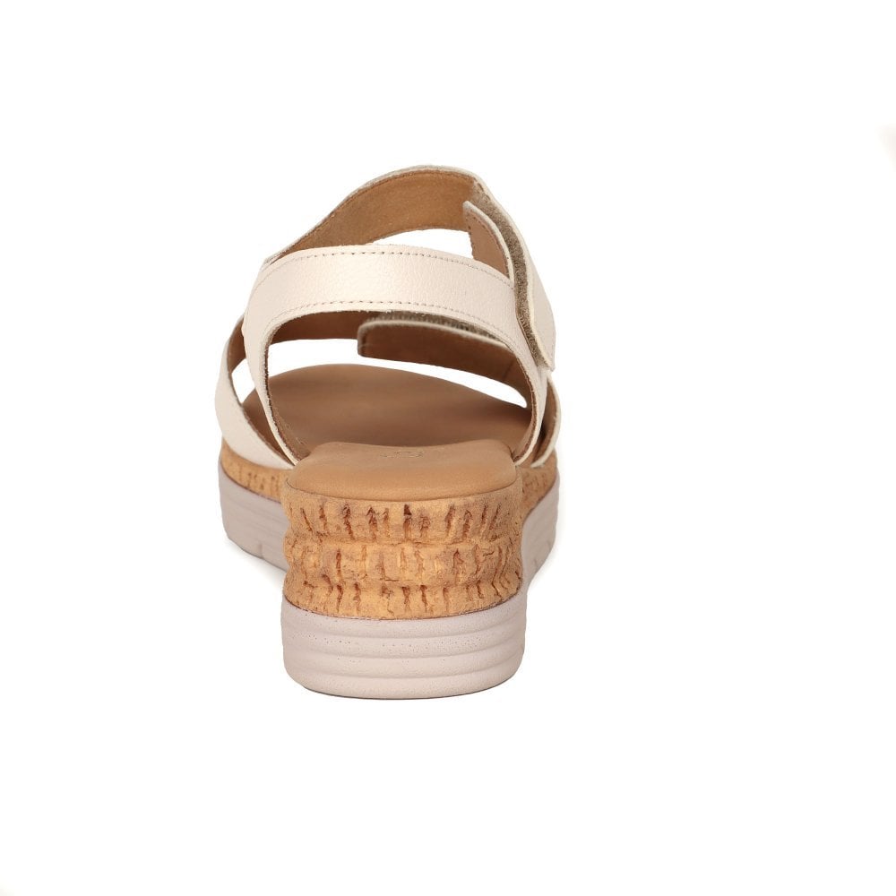 Gabor 700 Shout Touch Fastening Sandals - Cream - image 006 |ww_colour=cream|ww_order=006|
