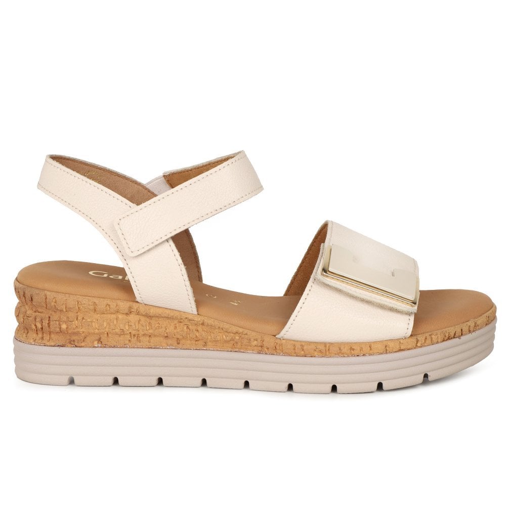Gabor 700 Shout Touch Fastening Sandals - Cream - image 007 |ww_colour=cream|ww_order=007|