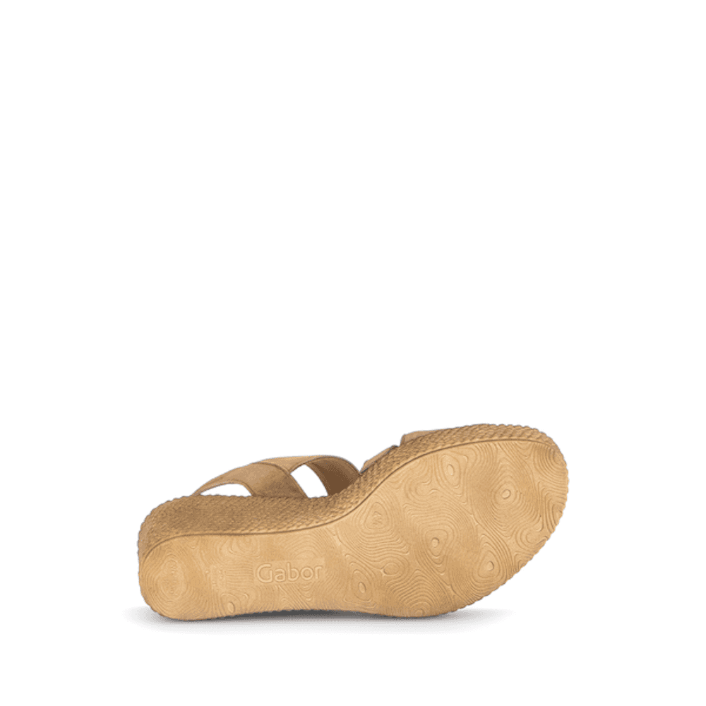 Gabor 771 Embrace Wedge Sandal - Peanut - image 003 |ww_colour=peanut|ww_order=003|