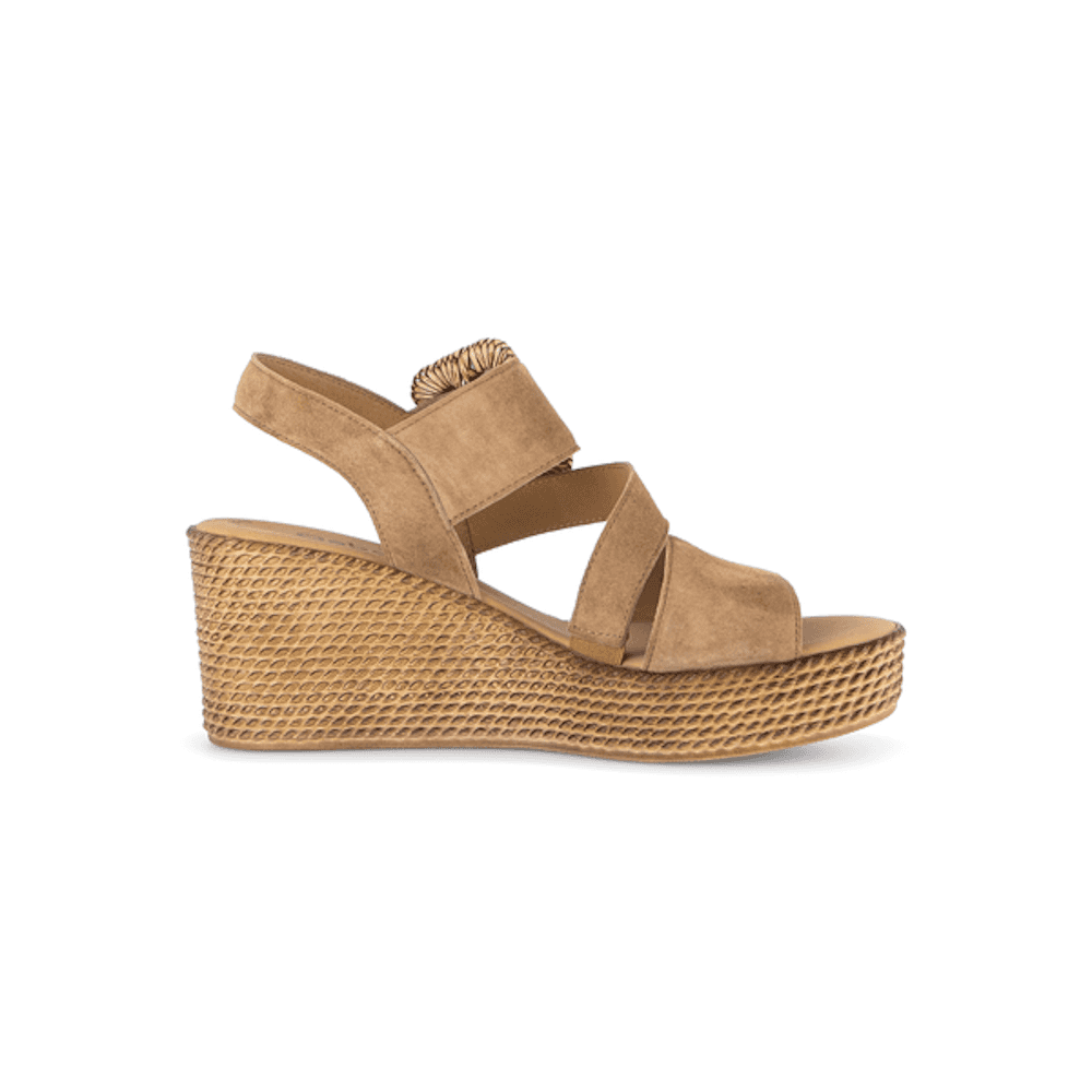 Gabor 771 Embrace Wedge Sandal - Peanut - image 005 |ww_colour=peanut|ww_order=005|