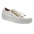Gabor Campus Lace & Zip Up Casual Trainers - White - image 001 |ww_colour=white|ww_order=001|