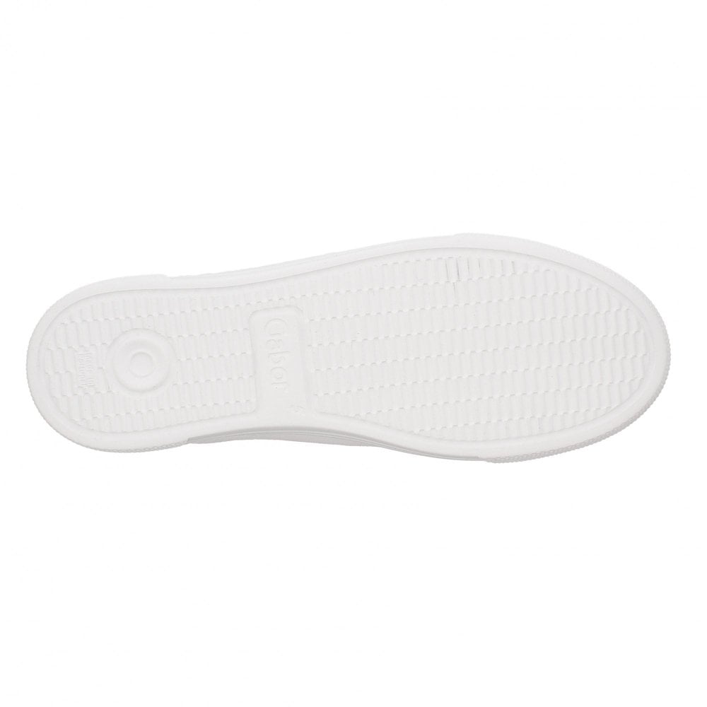 Gabor Campus Lace & Zip Up Casual Trainers - White - image 002 |ww_colour=white|ww_order=002|