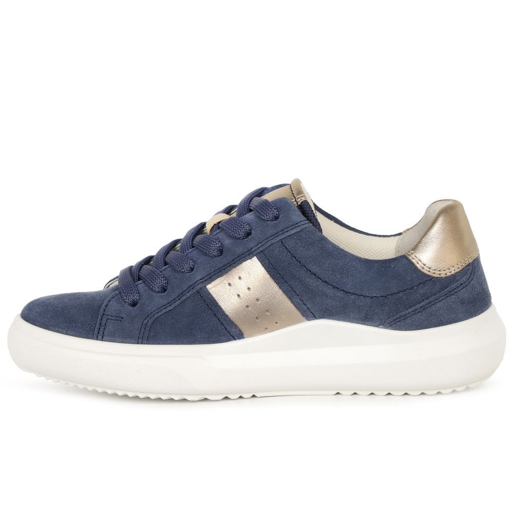 Gabor 360 Jade Lace Up Trainers - Denim - image 003 |ww_colour=denim|ww_order=003|